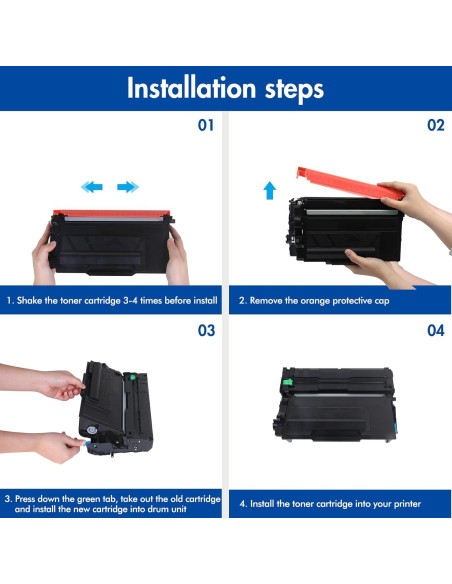 Cartucho de Tóner Negro Alto Rendimiento COMEINK TN-850 2-Pack