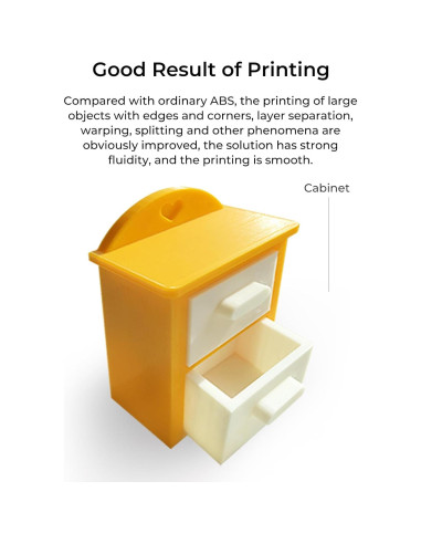 Filamento ABS Creality 1.75mm Negro 1kg para Impresora 3D