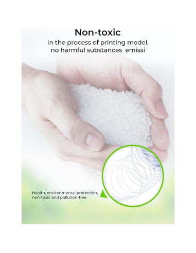 Filamento ABS Creality 1.75mm Negro 1kg para Impresora 3D