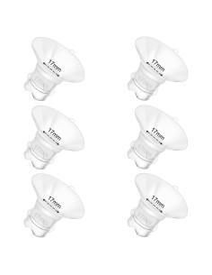 6 Insertos de Flange de Silicona BDICOVE 17mm para Extractores