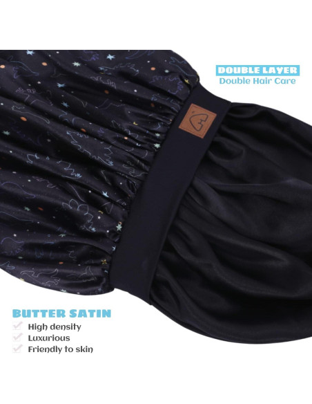 Gorro de Satén Ajustable para Niños Hat Hut - 1 a 8 Años Gorro de Satén Ajustable para Niños Hat Hut - 1 a 8 Años