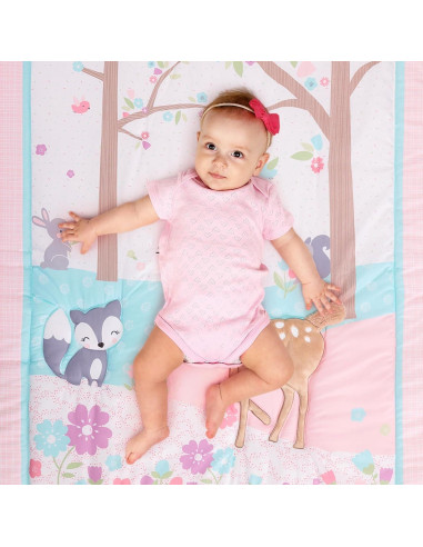 Juego de Ropa de Cuna UOMNY 3 Piezas Bosque de Ciervos