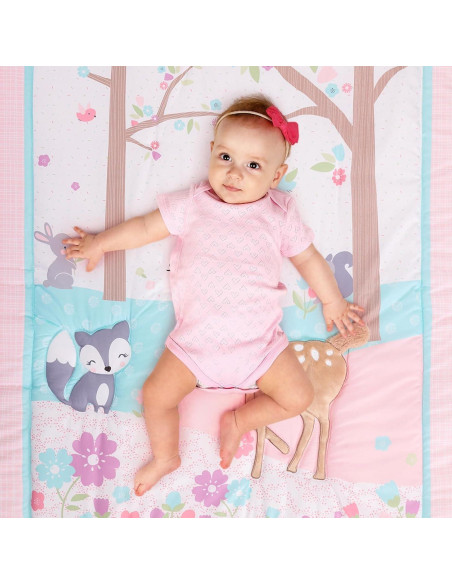 Juego de Ropa de Cuna UOMNY 3 Piezas Bosque de Ciervos