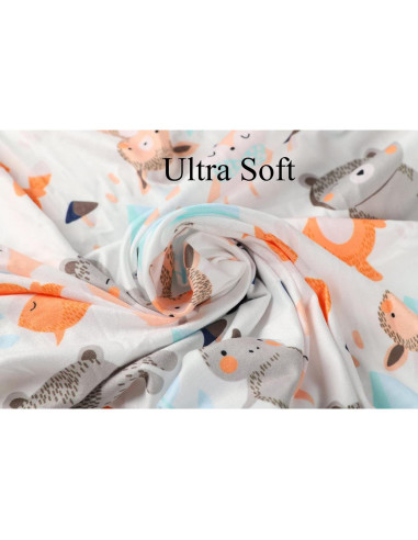 Juego de Sábanas Ajustables Tontukatu 3 Piezas para Cuna 61x97cm