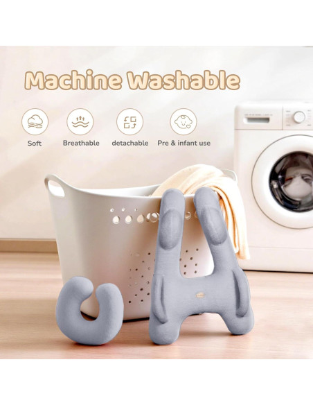 Almohada de Viaje Ergonómica FLORICH Gris para Adultos y Niños Almohada de Viaje Ergonómica FLORICH Gris para Adultos y Niños