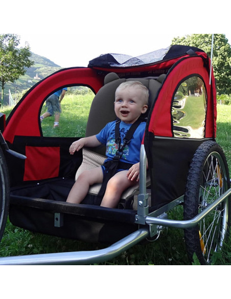 Inserto para Remolque de Bebé - Cojín Malla 3D Transpirable
