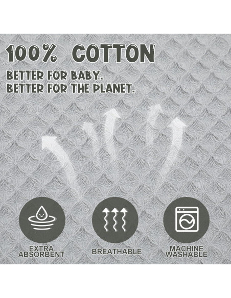 3 Toallas Poncho con Capucha SmoothNovelty Algodón 55x60cm