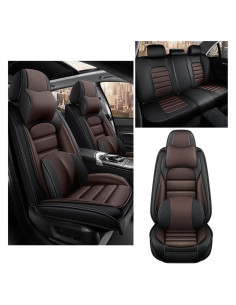 5 Fundas de Asiento Cscevt para Audi e-tron S 2023 Cuero Impermeable