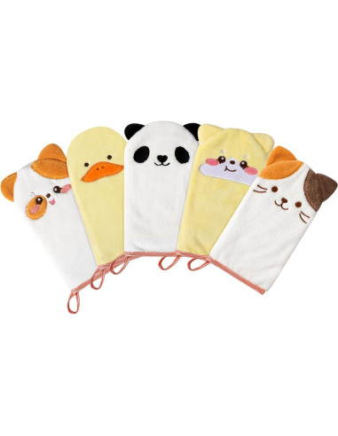 Mitones de Microfibra PHOGARY 5-Pack para Bebés y Niños