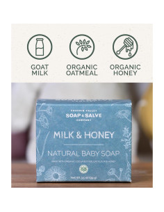 Jabón Natural para Bebés Chagrin Valley 99.22 g - Sin Fragancia 2