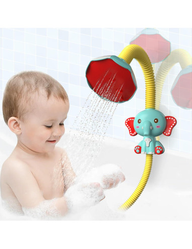 Juguetes de baño Jetbotell para bebés con elefante y animales