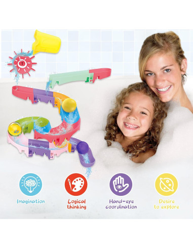 Juguetes de baño Jetbotell para bebés con elefante y animales