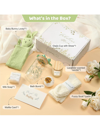 Cesta de Regalo Postparto KMCCUMBER para Nuevas Mamás