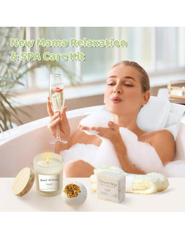 Cesta de Regalo Postparto KMCCUMBER para Nuevas Mamás