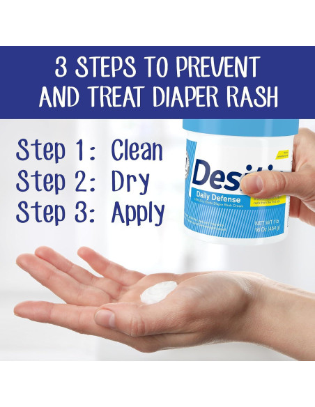 Crema para Dermatitis del Pañal Desitin Daily Defense 453 g
