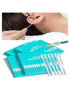 48 Palitos Adhesivos Gkwet para Limpieza de Oídos Adultos L