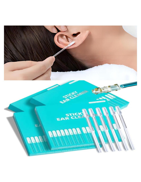48 Palitos Adhesivos Gkwet para Limpieza de Oídos Adultos L