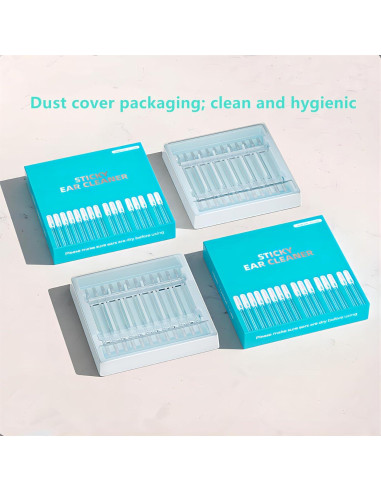 48 Palitos Adhesivos Gkwet para Limpieza de Oídos Adultos L