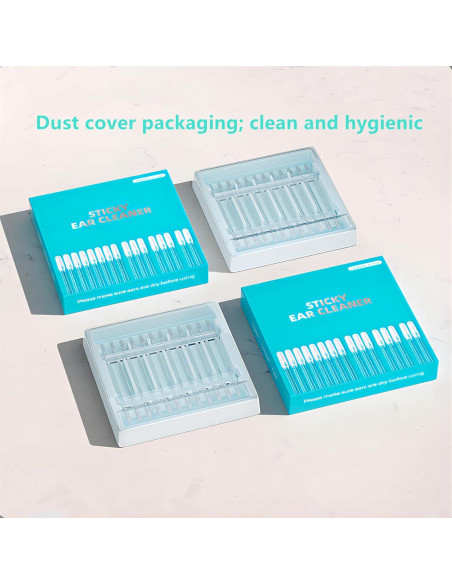 48 Palitos Adhesivos Gkwet para Limpieza de Oídos Adultos L