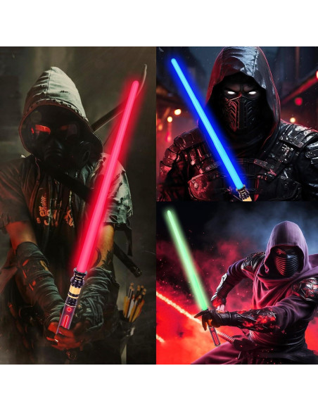 Sable Iluminado Expandible YOFOTHS Azul con Sonido FX