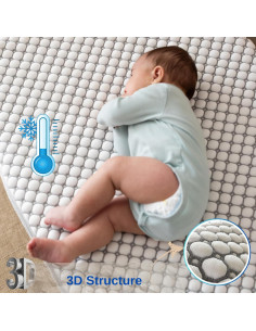 Protector de Colchón Refrigerante Little Dedi 70x140 cm Transpirable 2