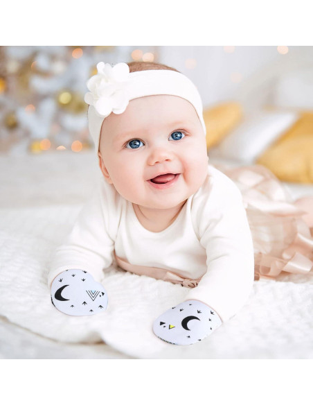 12 Pares Mitones Bebé Recién Nacido Geyoga Multicolor 0-6 Meses