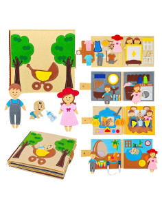 Libro Ocupado Montessori Sendhjurf 21.1x20.6 cm para Niños 3-8 Años