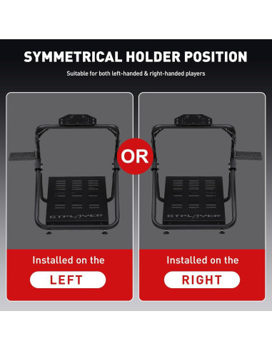 Soporte de Volante GTPLAYER Ajustable para Simulación de Carreras