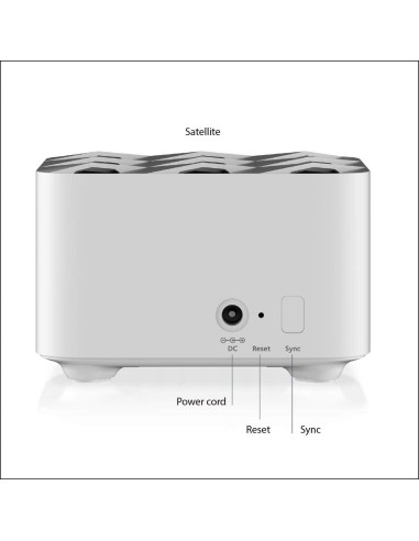 Satélite WiFi Mesh NETGEAR Orbi RBS10 - 139 m, 1.2 Gbps