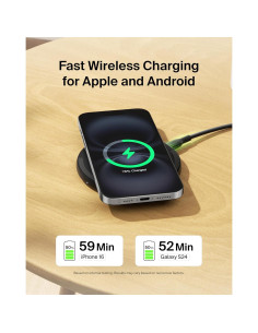 Base de Carga Inalámbrica Belkin 15W Qi - Cargador para iPhone y Samsung 2