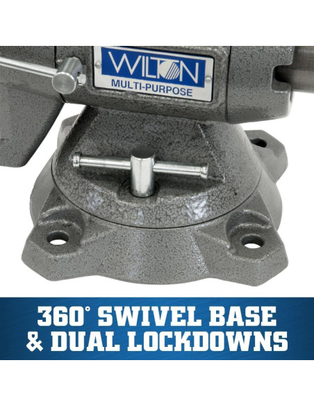 Torno de banco multiusos Wilton 550P 13.97 cm 360 rotativo