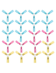 Conectores de Cable Termorretráctil 3 Vías amfuujoy 22-10 AWG