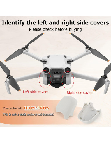 Cubiertas Laterales de Reemplazo DJI Mini 4 Pro con Herramientas