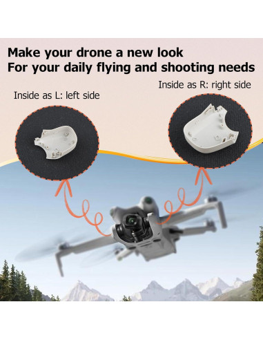 Cubiertas Laterales de Reemplazo DJI Mini 4 Pro con Herramientas