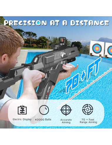 Pistola Gel Ball Blaster SOFITEN Automática 180 FPS 25.4cm