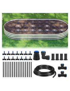 Kit de Riego por Goteo HIRALIY Mediano para Jardín 0.91x2.44m