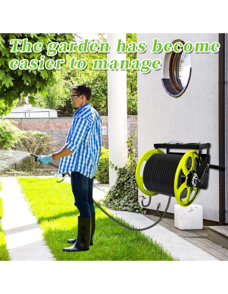 Carrete de Manguera de Jardín CXCESNS 36.58m Montaje Pared