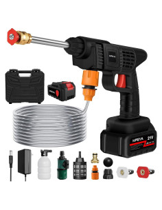 Lavadora a Presión Portátil HPEVA 452 PSI Batería 12000mAh