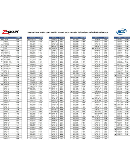 Cadena de Tracción SCC Z-575 - Juego de 2, Aleación de Manganeso