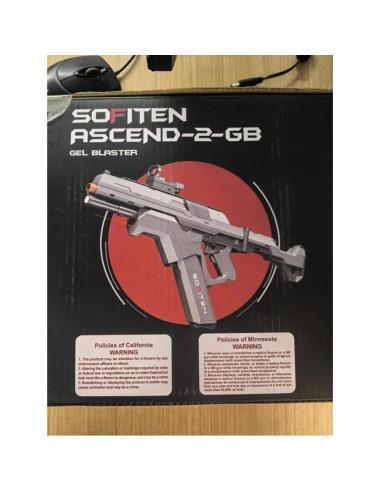 Pistola Gel Ball Blaster SOFITEN Automática 180 FPS 25.4cm