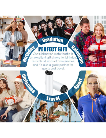 Botella de Acero Inoxidable 20 oz AxPower para Sublimación