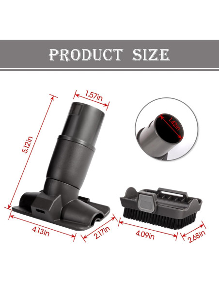 Repuestos cepillo 2-en-1 QINAN para aspiradora Shark NV350