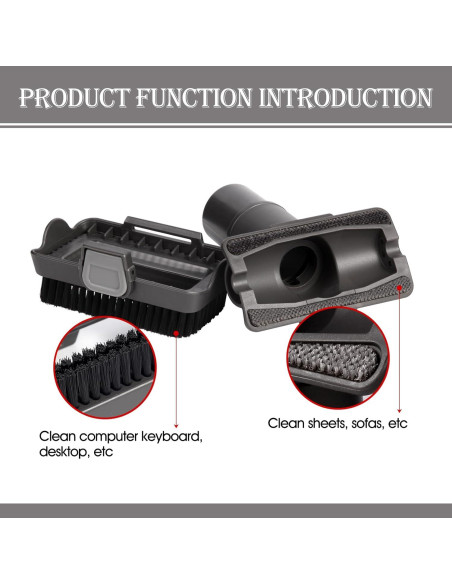 Repuestos cepillo 2-en-1 QINAN para aspiradora Shark NV350