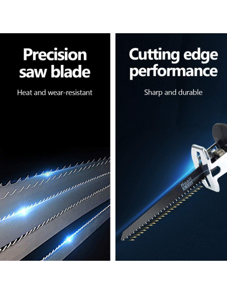 Sierra Recíproca Inalámbrica Drytuns 21V 3000RPM 4 Cuchillas