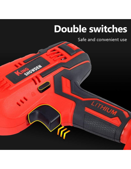 Sierra Recíproca Inalámbrica Drytuns 21V 3000RPM 4 Cuchillas