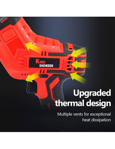 Sierra Recíproca Inalámbrica Drytuns 21V 3000RPM 4 Cuchillas