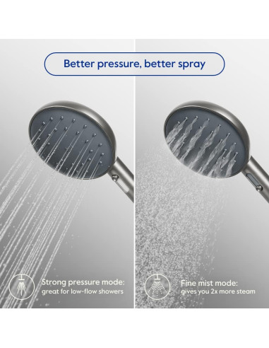 Cabezal de Ducha Inteligente hai con Bluetooth y Ahorro de Agua