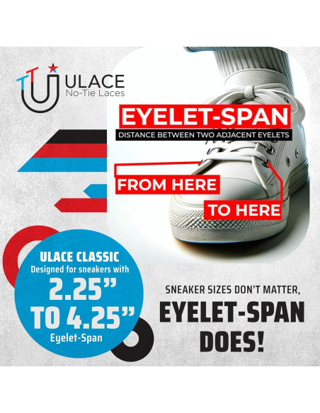 Cintas Elásticas Sin Nudos uLace Clásico - 14 Unidades