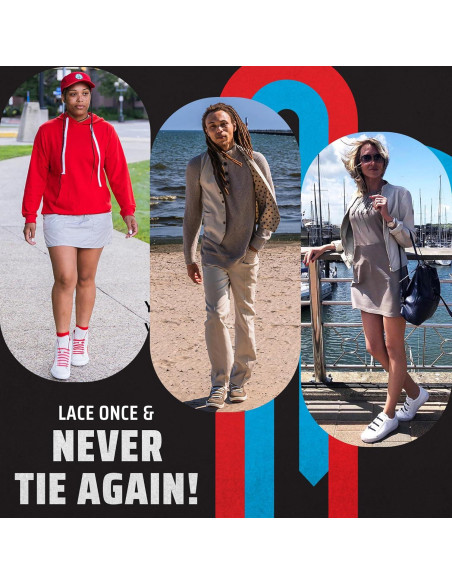 Cintas Elásticas Sin Nudos uLace Clásico - 14 Unidades