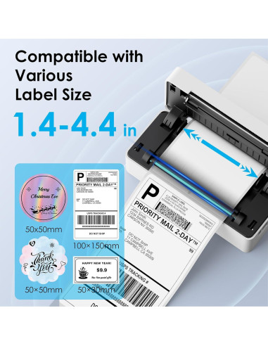 Impresora Térmica de Etiquetas KNAON Y41BT Bluetooth 4x6